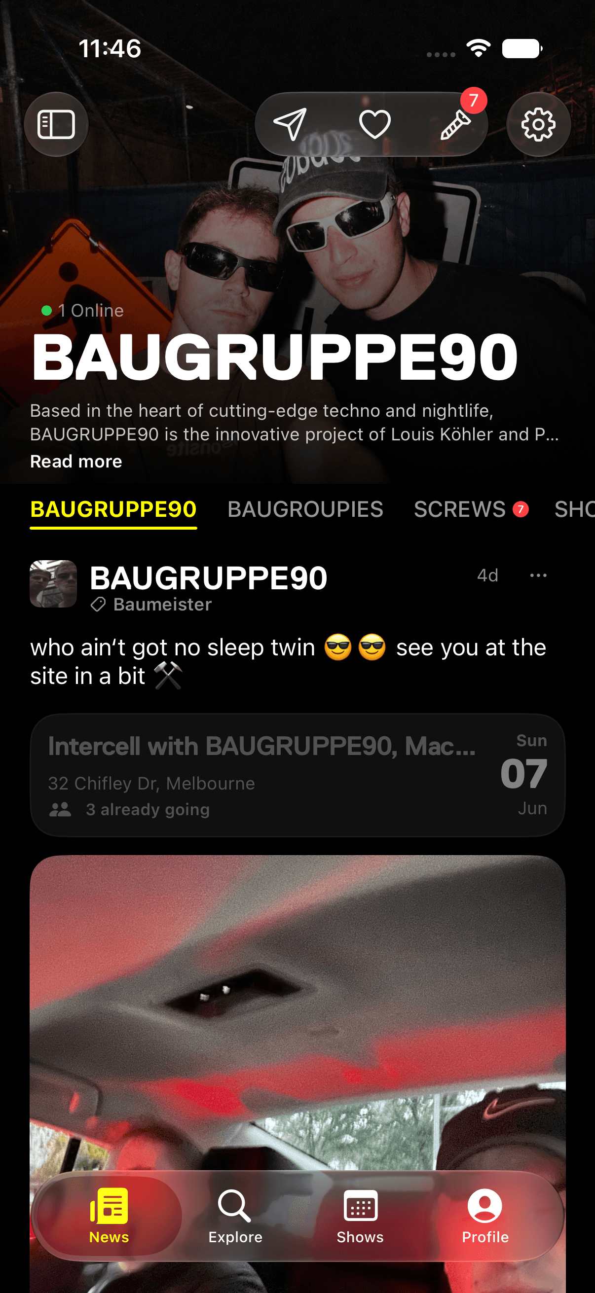 HQ community feed